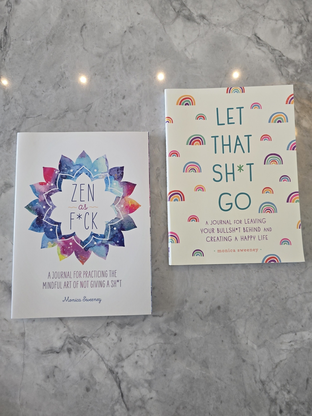 Funny Wellness Journals - "Zen as F*ck" And "Let That Sh*t Go"